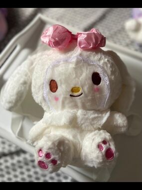 Backpack My Melody-Kuromi,Cute Face & Paw Details.